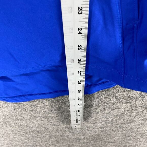 Under Armour Jacket Anorak Women XS Blue 1/2 Zip Hooded Heatgear Long Sleeve - Picture 6 of 10